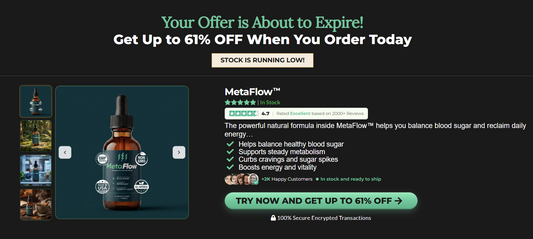 MetaFlow™ USA OFFICIAL | 100% Natural Solution for Blood Sugar Balance With MetaFlow Drops