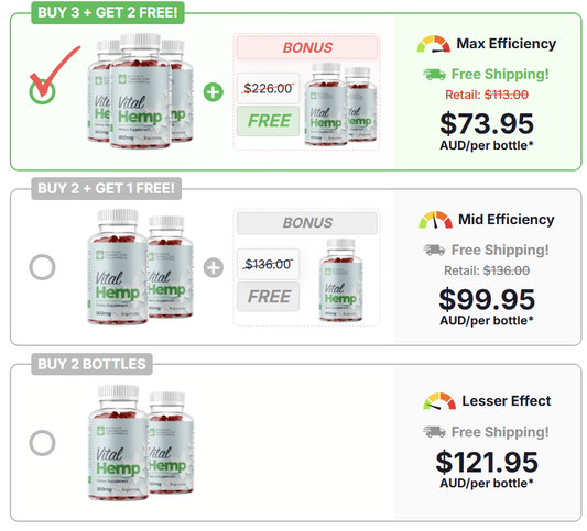 Vital Hemp Gummies Australia™ AUS OFFICIAL | Stress Pain Relief & Sleep Support Honest Review